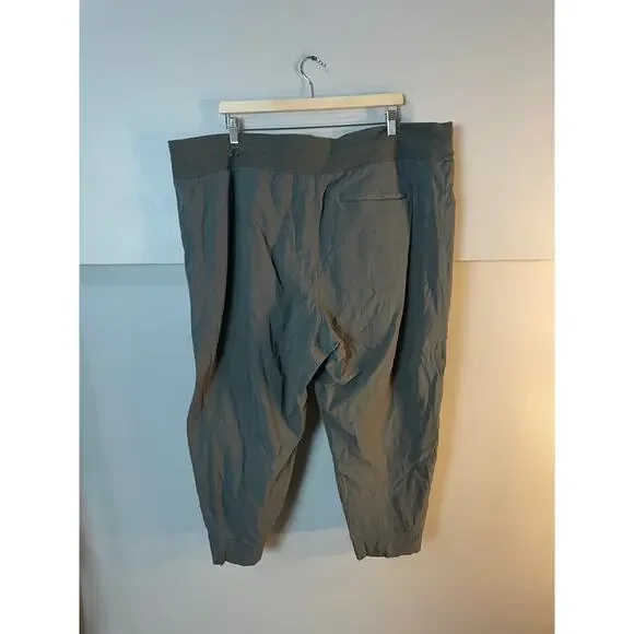 Athleta Trekkie North Jogger Green Mountain Olive Athletic Pants Women's SZ 24W - Picture 12 of 14